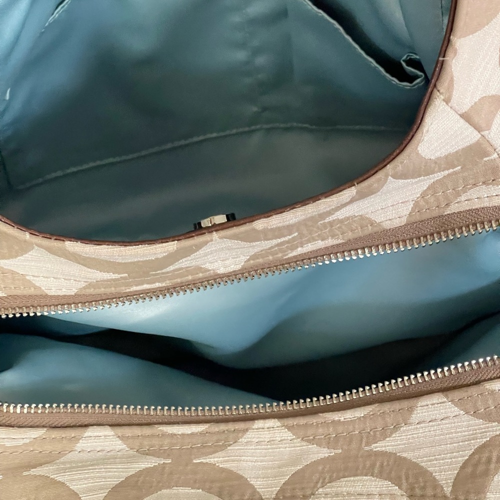 Coach canvas shoulder and hand bag - Picture 6 of 10